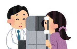 目の検査