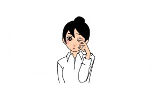 目やにの量と目の状態の関係を解説する記事のイメージ画像