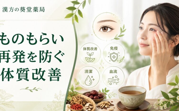 ものもらいの再発を防ぐ体質改善｜同じ場所に繰り返しできる根本原因と血流・免疫力を高める実践法
